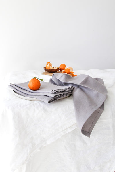 SHIITAKE BROWN LINEN NAPKIN SET (SET OF 4) – LIBBIE SUMMERS