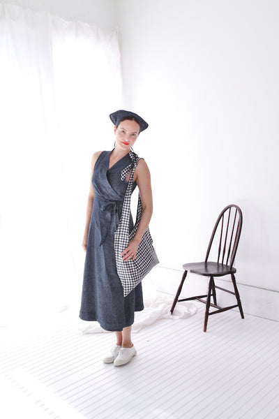 【&lovehelloさま専用】Blue DenimApron Dress YEXPINE Women's V Neck A Line Denim Dress Short Sleeve