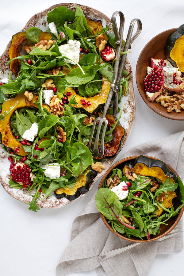 Honey Roasted Acorn Squash Salad