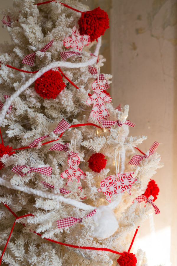 Food-inspired Crafts (Peppermint Candy Ornaments)
