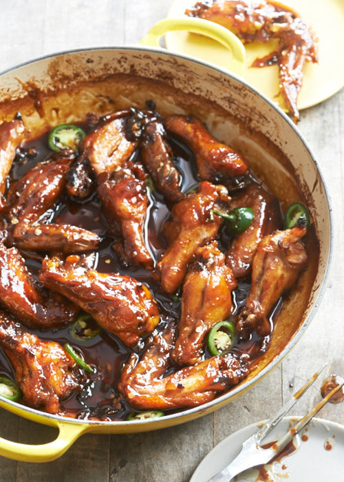 Sticky Toffee Chicken Wings